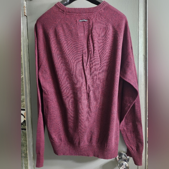 Point Zero cotton sweater medium maroon - Picture 2 of 6